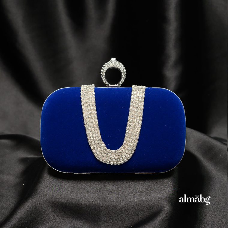 Синя абитуриентска чанта