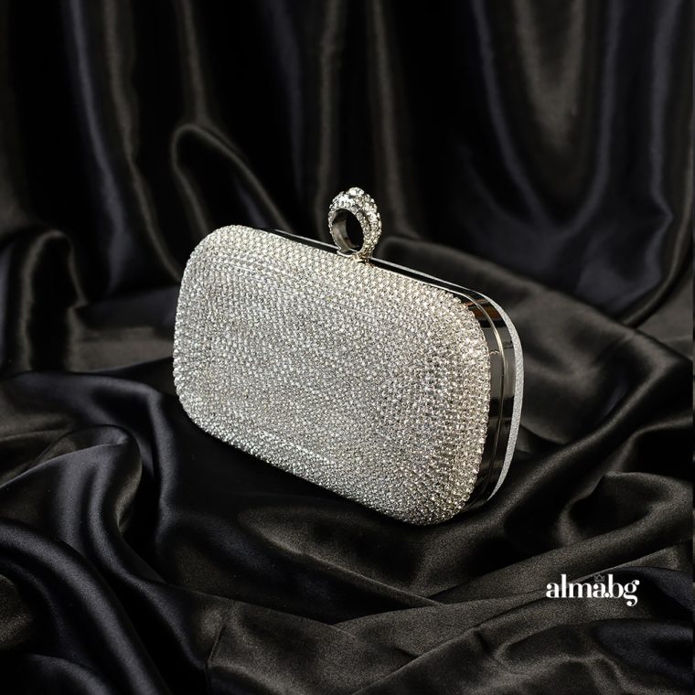 Официална чанта с кристали