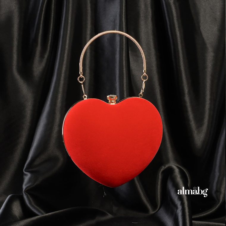 Alternative view of Дамска чанта червено сърце