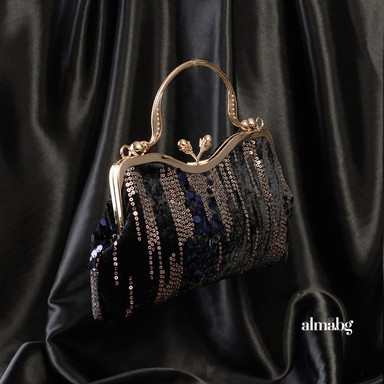 Alternative view of Дамска чанта с пайети